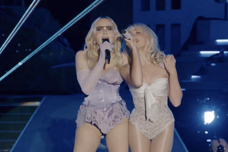 Madonna gæstede Sabrina Carpenters Coachella-show
