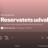 RESERVATETS UDVALGTE
